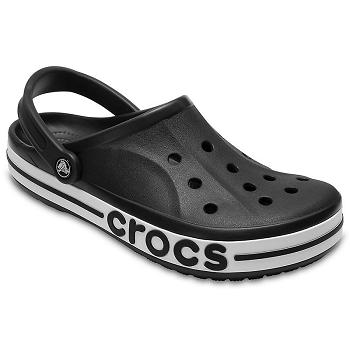 Crocs Bayaband Clog Cierne - Damske Dreváky